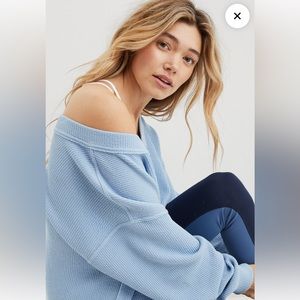 Off the shoulder sweater